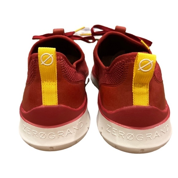 Men's Cole Haan Zerogrand Lace Up Sneakers Red Size 11.5 - Picture 4 of 8